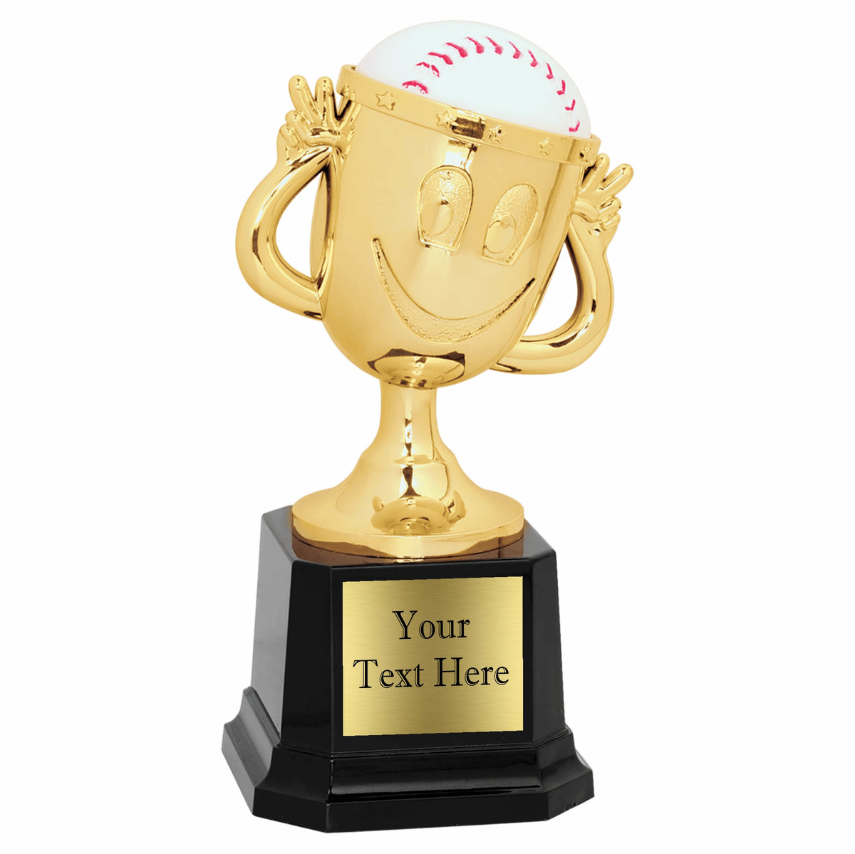 Happy Cup Baseball Trophy