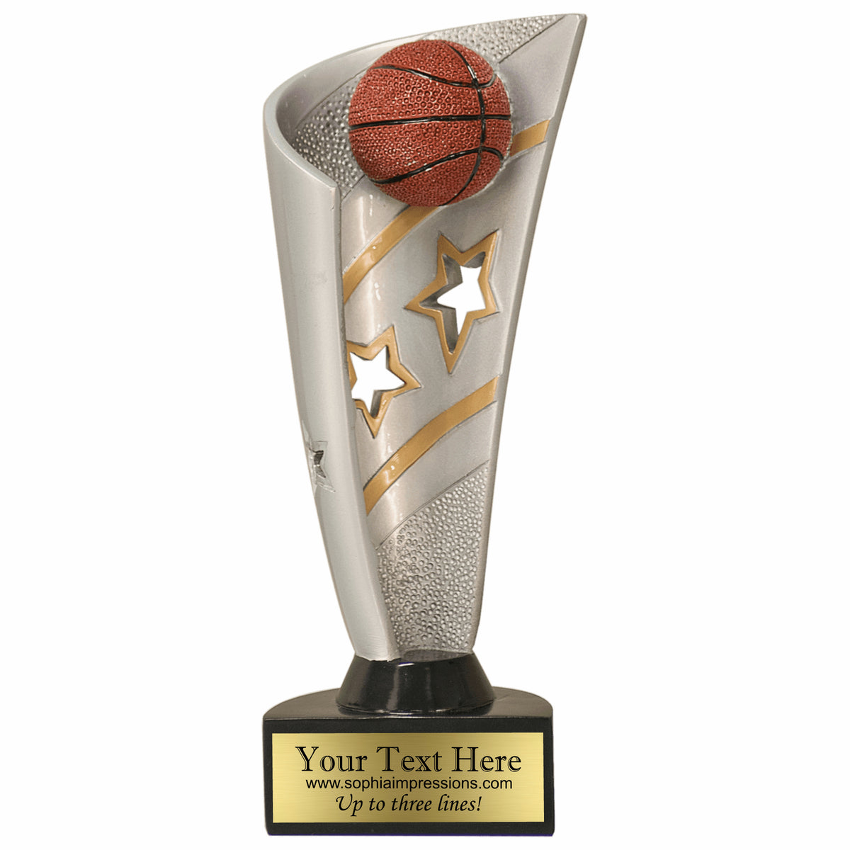 Banner Basketball Trophy