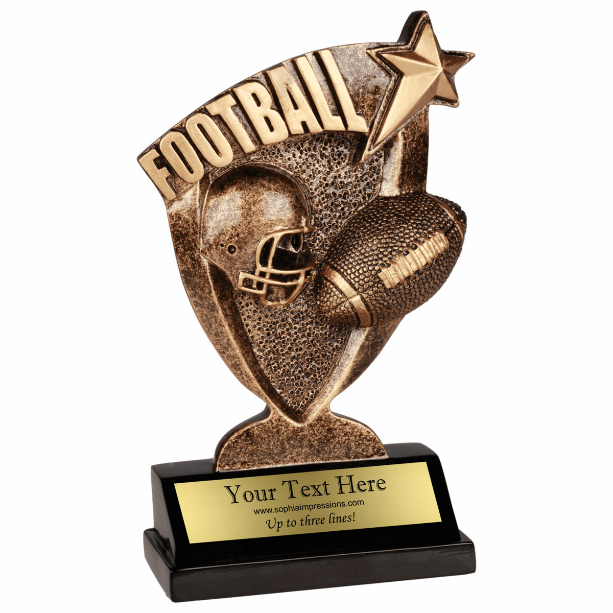 Broadcast Football Trophy