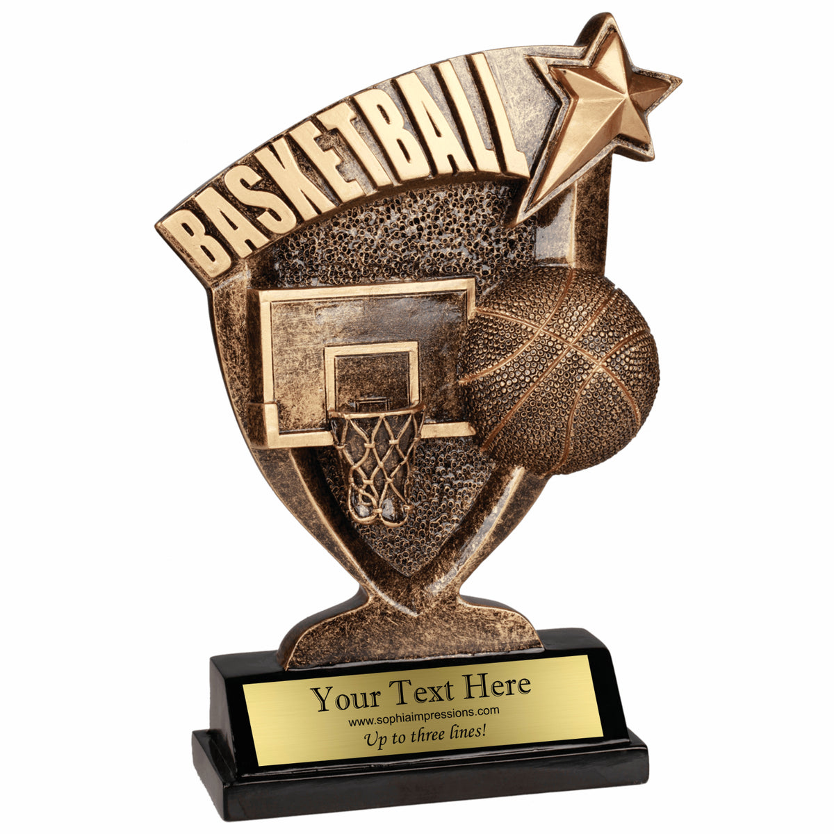 Broadcast Basketball Trophy