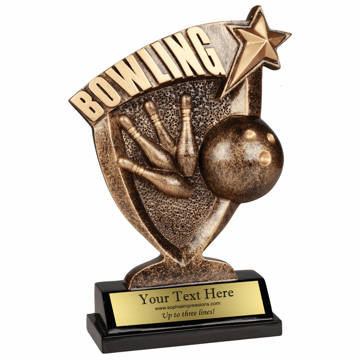 Broadcast Bowling Trophy