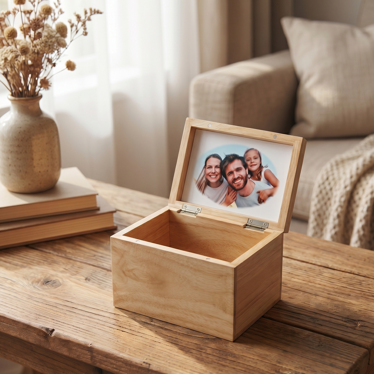 Wood Keepsake Box