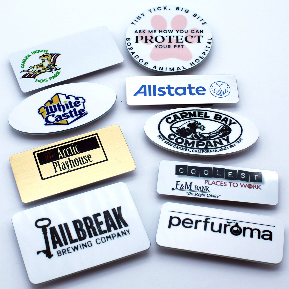 Logo Only Name Tags - Logo Only - Magnetic