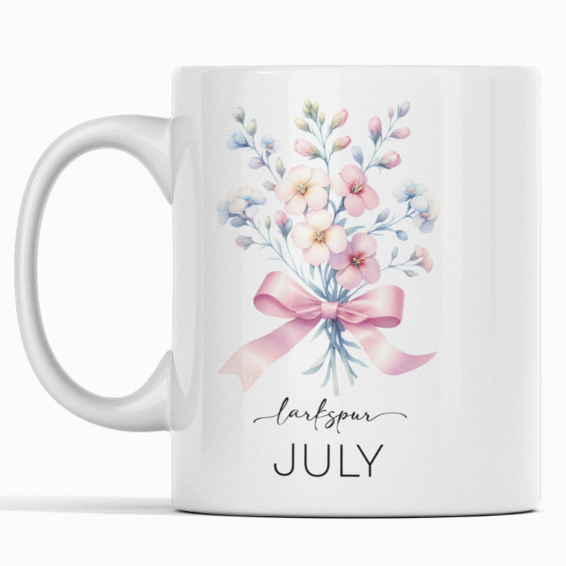 Birth Month Flower Mug - July