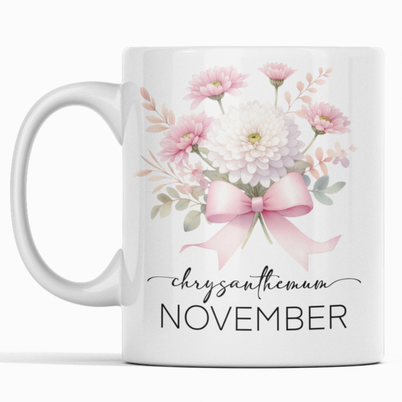 Birth Month Flower Mug - November