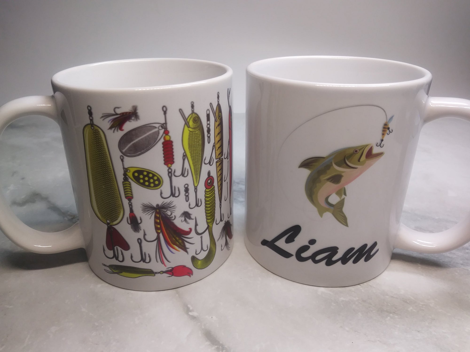 Personalized Name Mug - Fishing Lures - SophiaImpressions