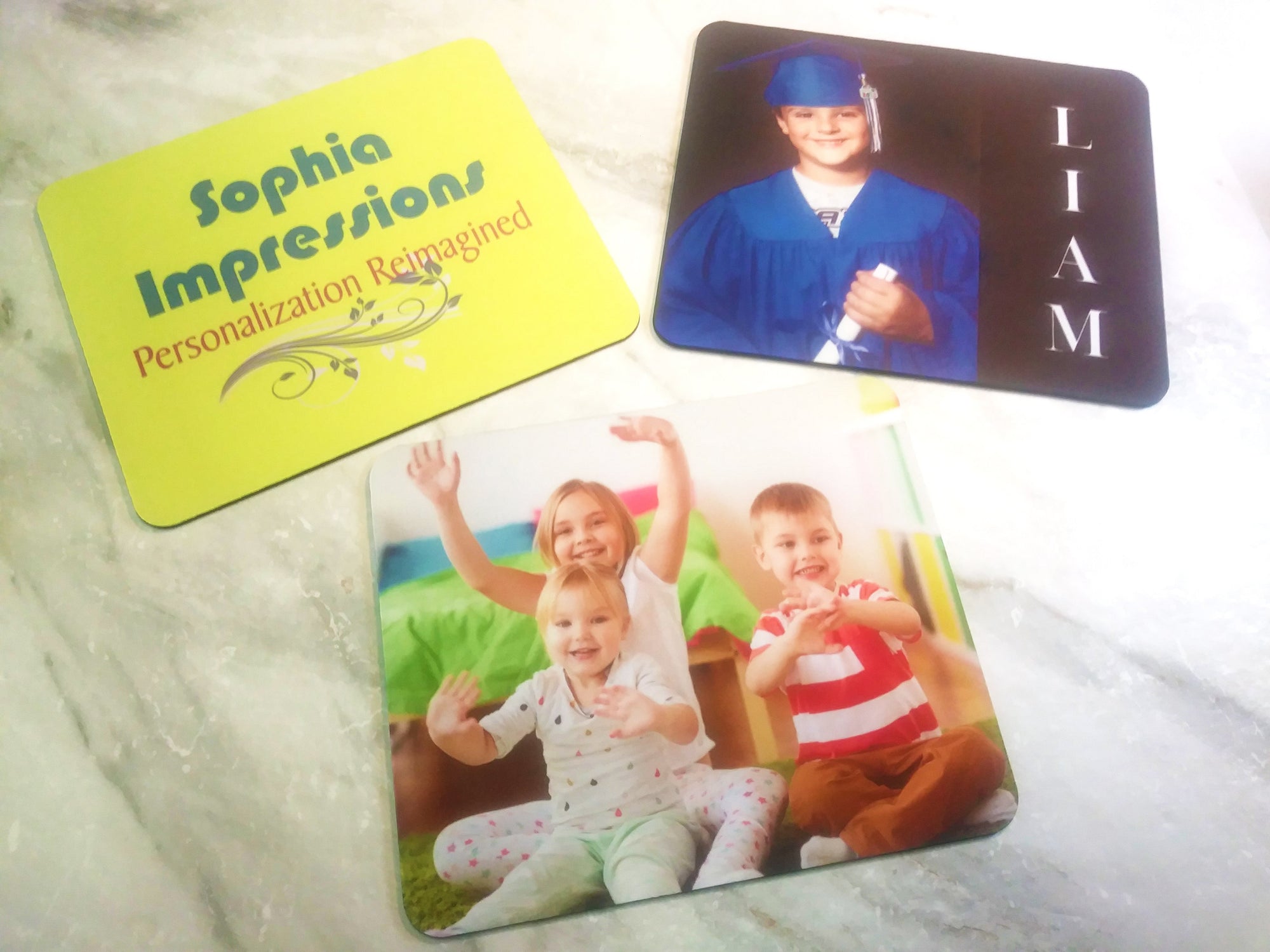 Photo or Logo Mouse Pads - SophiaImpressions
